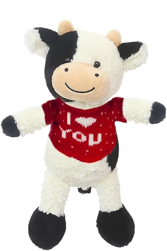 CHELEI2019 11.8" Cow Plush Stuffed Animal,Soft Cute Cow Stuffed Animal Toy,Gifts for Kids