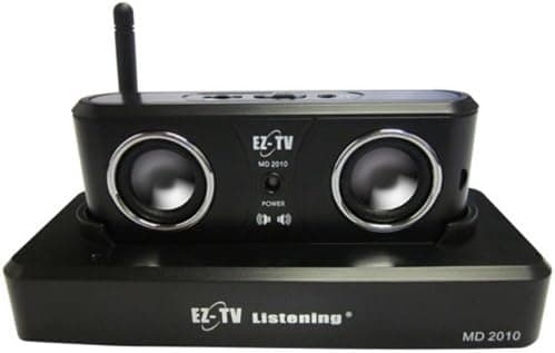 Ez-tv Listening Wireless Digital Acoustic Speakers Black