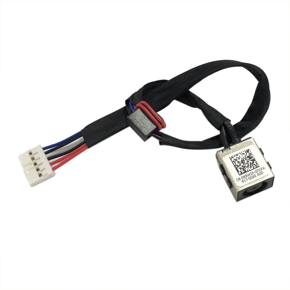 GinTai DC Power Jack with Cable Socket Plug Charging Port Replacement for Dell Latitude E5440 P44G001 5547 Laptop GCX6J