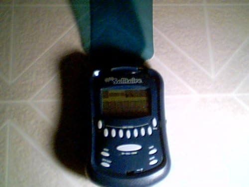 2006 Radica Games Ltd. Radica Fliptop Solitaire LCD Hand-Held Game (Blue/Violet Color Version)