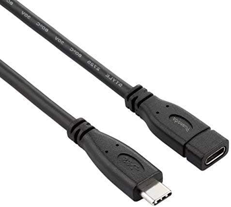 USB C Extension Cable,Ruaeoda 1.5ft Type C Extension Gen 2 (10Gbps) Thunderbolt 3 Charging/Data/Video/Audio Extend Cord for New Macbook Pro 2017, USB-C Hub, Nintendo Switch, Samsung Galaxy S8