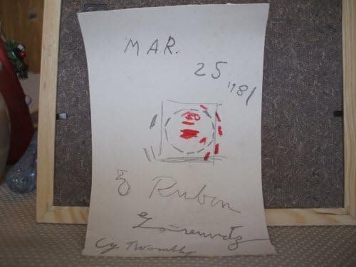 Original Mixed-media Attr. To Cy Twombly