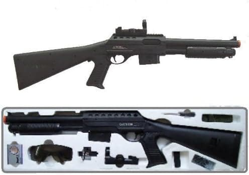 DnS Ca870 Style Airsoft Spring Powered Shot Gun with Stock
