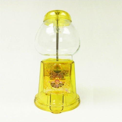 Rhino Toys Yellow Gumball Machine Antique Style Gumball Bank and Dispenser with Free Spin