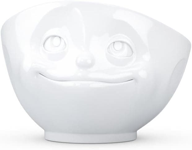 Tassen White Porcelain Face Bowls (Crazy)