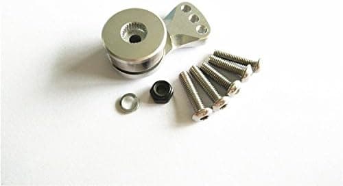 EPTNNASO Aluminum Servo Saver 18MM for Stock Plastic 25T Output Gear Ajustable Hi-Torque Servo Arm Silver