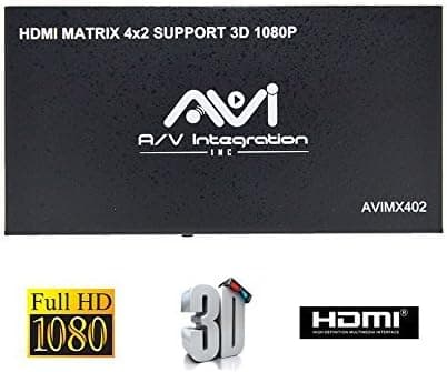 AVHSHOP HDMI Matrix (HDMI Matrix 4x2)
