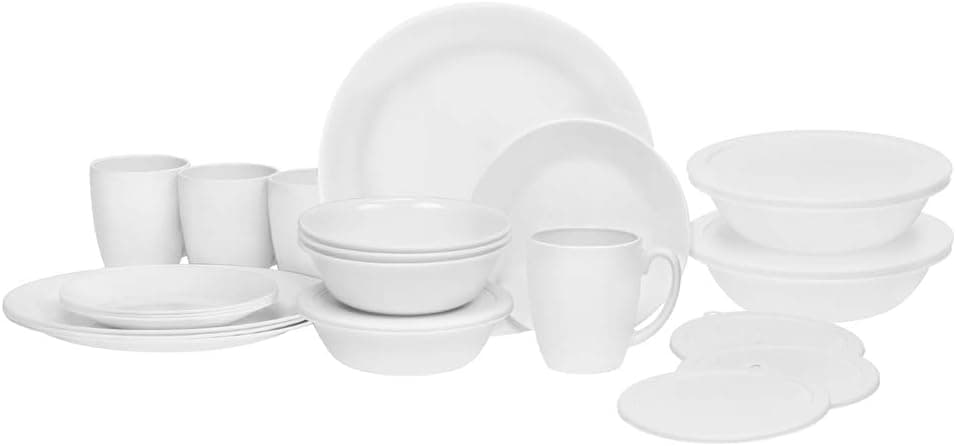 World Kitchen Corelle Serve and Save 24 Piece Dinnerware Set
