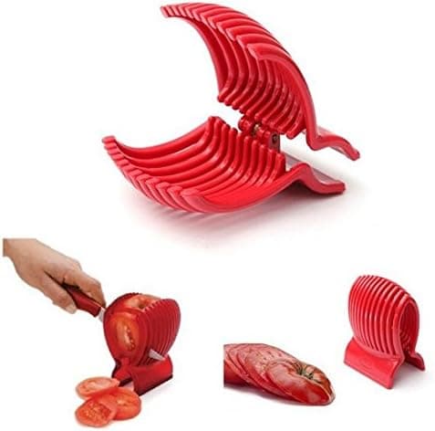 Tomato Onion Slicer Vegetables Fruits Cutter Holder Kitchen Tool by Abcstore99