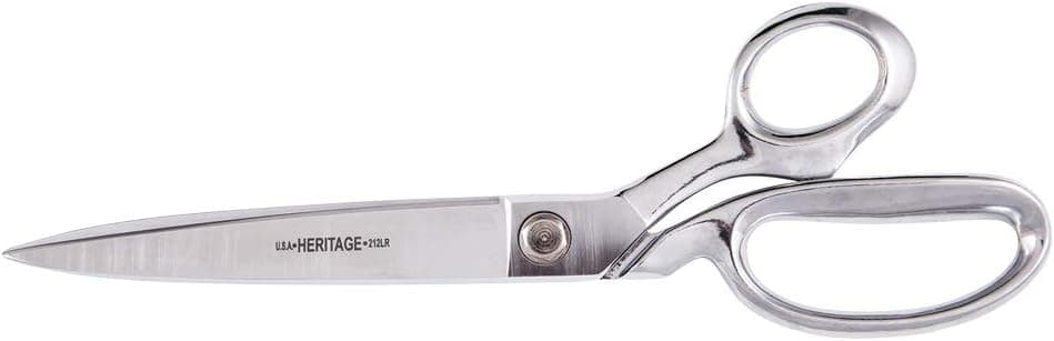 Klein Tools GP212LR Scissors, Bent Trimmer with Large Ring for Added Comfort and Leverage, 12-Inch