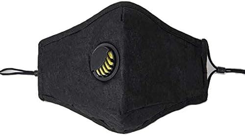 1 Pcs Face Protective with Breathing – Washable, Reusable – Protection from Dust, Pollen, Other Airborne Irritants wind, fog and haze safety with 4 replaceable filters