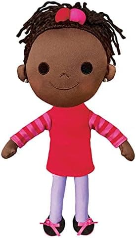 MerryMakers Islandborn Soft Hispanic Diversity Doll, 9.5-Inch, Based on The Popular Children's Book by Junot Diaz and Illustrated by Leo Espinosa