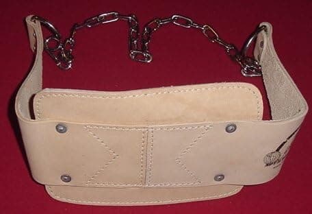 APT Professional Grade Dip Belt Dipping Belt Parallel Bar Belt Natural Leather