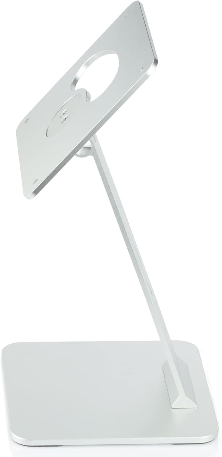 LEFXMOPHY Tilt and Swivel Stand for Show 15 H6Y2A5 360 and 180 Degree Rotatable Aluminum Mount Bracket Base Accessorries for Desk - Sliver