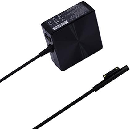 65W Quick/Fast AC Charger Power Supply Adapter Cord Fit Fit for Microsoft Surface Pro 4 Tablet