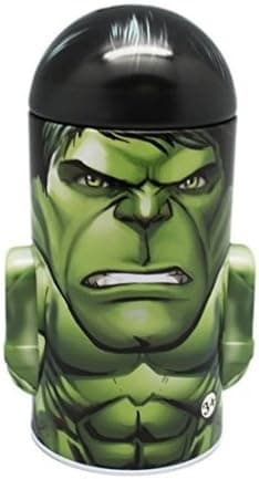 Round Mini Size The Hulk Tin Coin Piggy Bank