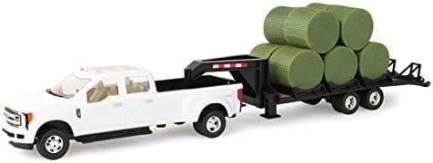 1/32 Ford F-350 Dually Pick Up with Trailer and Bales