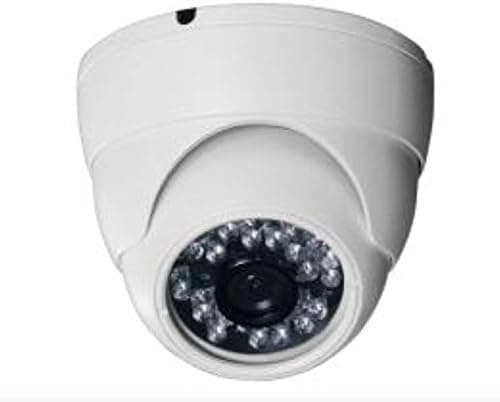 700TVL 960H 3.6mm Fixed Analog Vandal Dome Camera White
