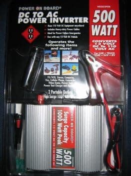 Power on Board 500 Watt Dc-to-AC Power Inverter