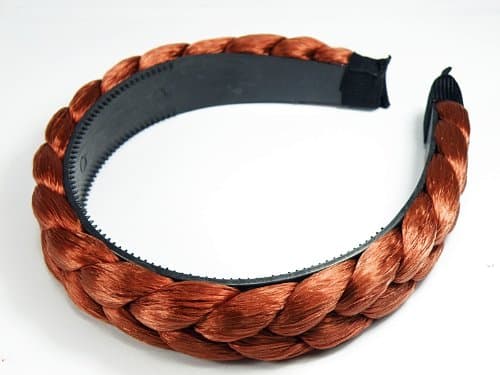 Beautiful Headband Hair Wig Braided Copper so Sexy H1103