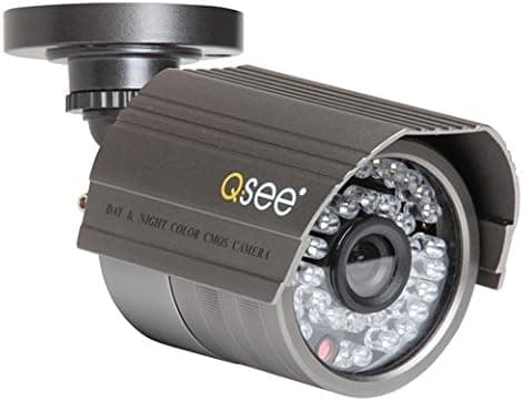 Digital Peripheral Q-See Weatherproof High-Resolution 520TVL CMOS Color Camera with 100-Feet Night Vision QSM5265C