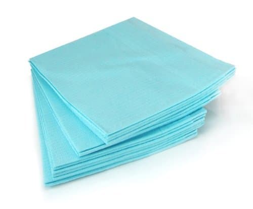 Tattoo Supplies THICK 3ply Dental BIBS SHEETS 13"x17" 125-PACK Blue -Tattoo Supply-