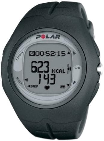 POLAR F6 Men's Heart Rate Monitor Watch (Black Coal)