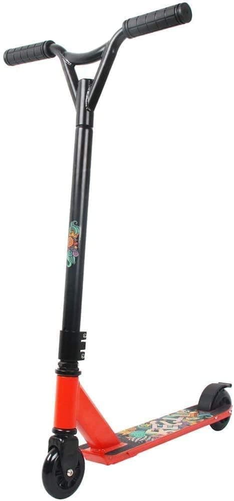 Trick Scooters Stunt Scooter - Scooters Beginner Freestyle Sports Kick Scooter with Fixed Bar Scooter for Kids 8 Years and Up,Teens,Adults