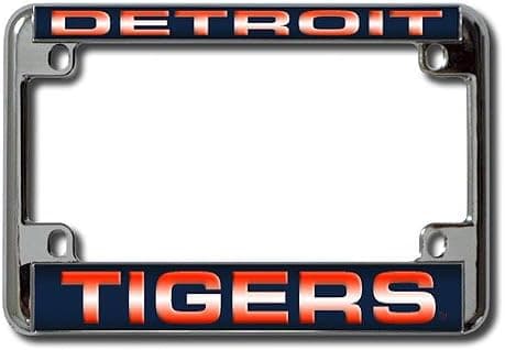Rico Detroit Tigers Laser Motorcycle Frame - Detroit Tigers One Size