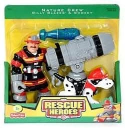 Fisher-Price Rescue Heroes Nature Crew - Billy Blazes & Smokey
