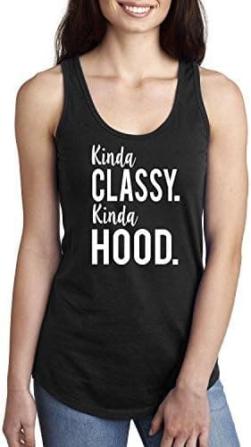 zerogravitee Kinda Classy. Kinda Hood. Racerback Tank