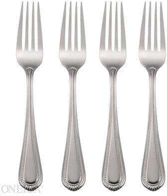 Oneida Flatware Countess Dinner Forks, Set of 4