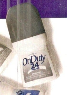Avon On Duty 24 Hours Deodorant Antiperpirant Original Scent