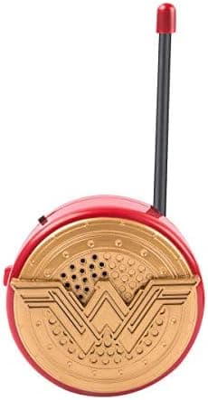 Wonder Woman Justic League Walkie Talkies, 1000 Feet Range, for Indoor and Outdoor use, Includes Belt Clip, by Sakar