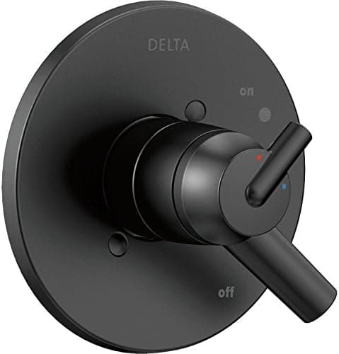 Delta Faucet Trinsic 17 Series Dual-Function Shower Handle Valve Trim Kit, Matte Black T17059-BL (Valve Not Included)