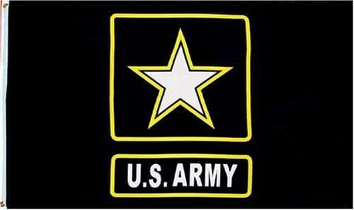 Army"New Style" MILITARY Flag - 3 foot by 5 foot Polyester (NEW)