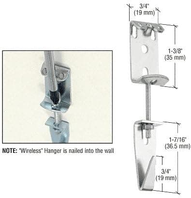 CRL Packaged Wireless Picture Hanger