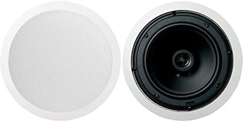 Jamo 8.5CS 8.5" Round In-Ceiling Surround Sound Home Theater Speakers - Pair
