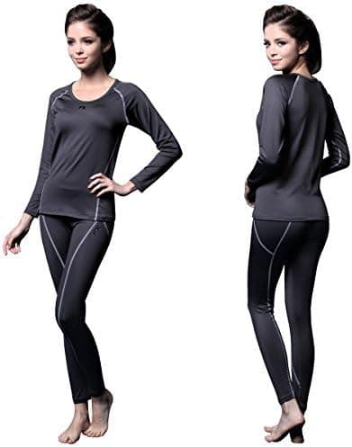 FITEXTREME Womens MAXHEAT Fleece Lined Performance Long Johns Thermal Underwear