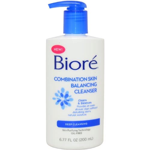 Biore Combination Skin Balancing Cleanser for Unisex, 6.77 Ounce