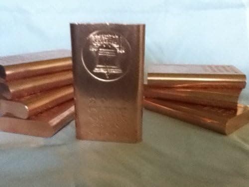 REEDERSONG Flat Style 1 Pound, 0.999 Copper Bullion Bars