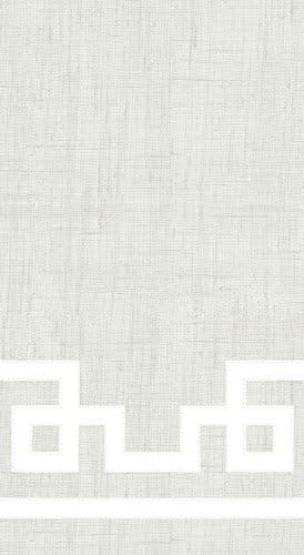 Caspari Rive Gauche Paper Guest Towel Napkins in Natural - 15 Per Package