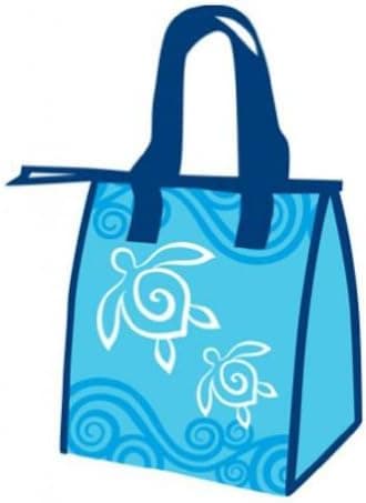 Hawaiian Honu Turtle Swirl Small Insulated Reusable Lunch Bag