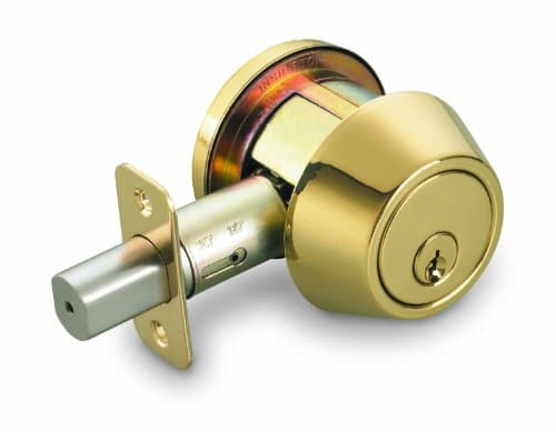 Independence2 i.2-DB Grade 2 Polished Brass Commercial Single Cylinder Deadbolt Lock with Thumb Turn