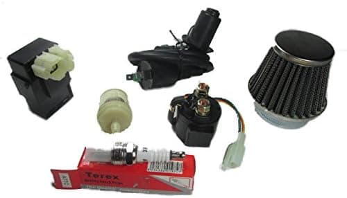 Performance GY6 50cc 150cc Tune up 38mm Air Filter Plug CDI Coil Solenoid Filter