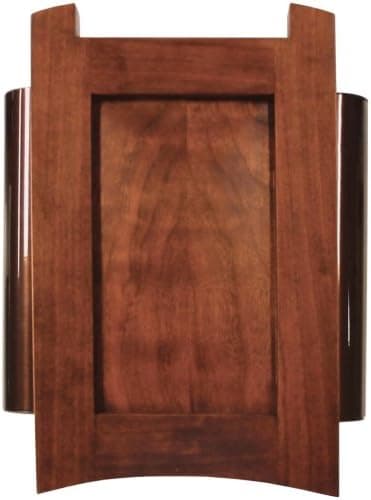 Heath Zenith 56 Wired Door Chime, Cherry with Rubbed Bronze Tubes
