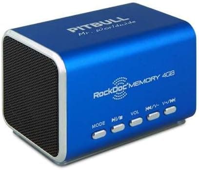 Visiontek Open Box PITBULL SPEAKER 4GB Blue