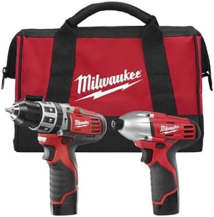 M12 Cordless LITHIUM-ION 2Pc Hammer Drill/Impact Combo Kit
