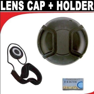 Professional Snap On Lens Cap + Deluxe Lens Cap Keeper For The Nikon D5000, D3000 Digital SLR Cameras Which Have Any Of These (18-55mm, 55-200mm, 50mm) Nikon Lenses