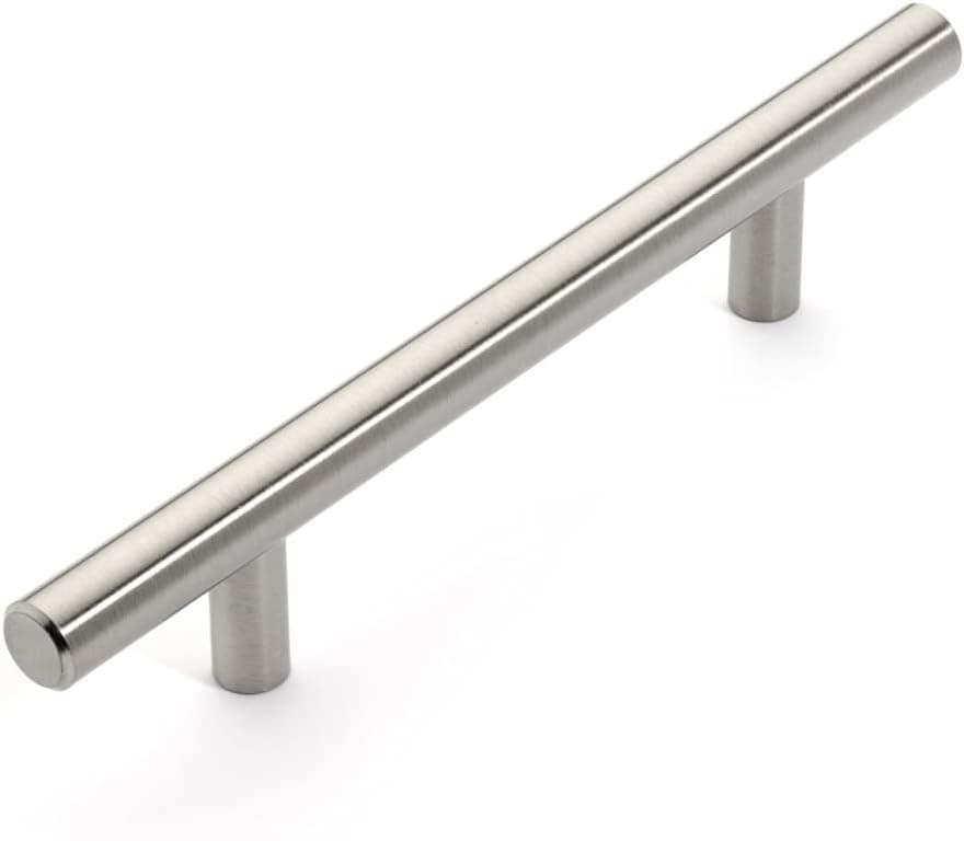 Dynasty Hardware P-1002-SN European 6-3/4" Bar Cabinet Pull Satin Nickel